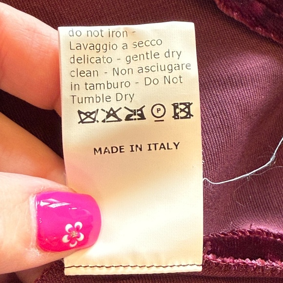 G. Label by Goop Chelsea Satin Velvet Midi Dress in Dark Oxblood 45269 - Picture 10 of 12